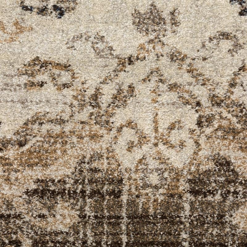 ADDISON Wellington Nottingham Brown/Ivory Area Rug (3'3"X5'3") - 3'3" x 5'3"