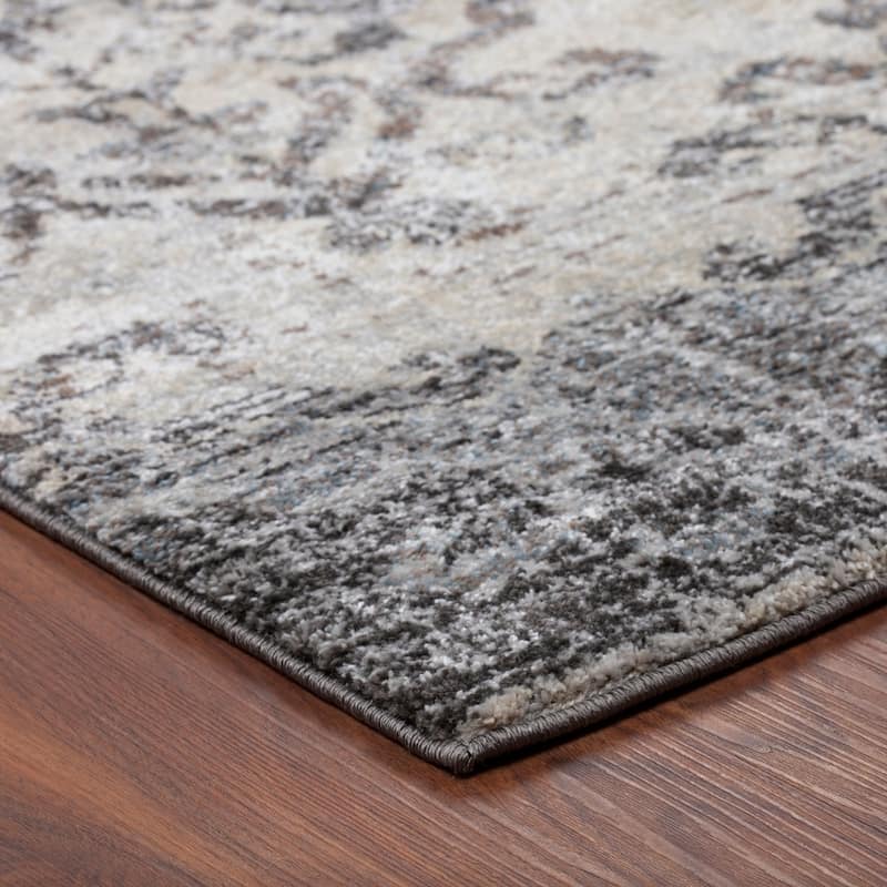 Addison Wellington Nottingham Grey/Blue Area Rug (9'6 x 13'2) - 9'6" x 13'2"