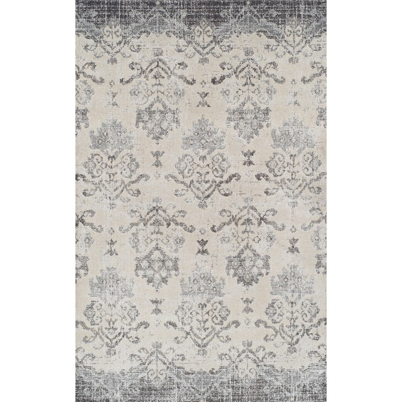 Addison Wellington Nottingham Grey/Blue Area Rug (9'6 x 13'2) - 9'6" x 13'2"