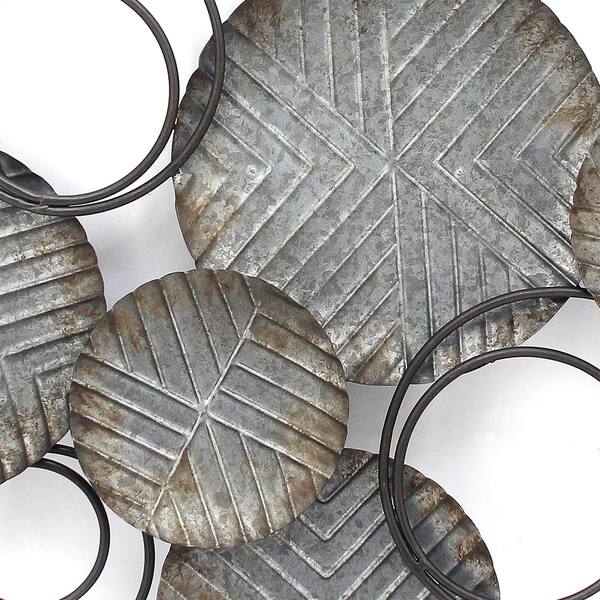 Shop Stratton Home Decor Galvanized Plates Wall Decor On Sale