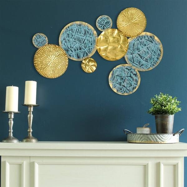 Shop Stratton Home Decor Jewels Of The Sea Metal Plates Wall Decor