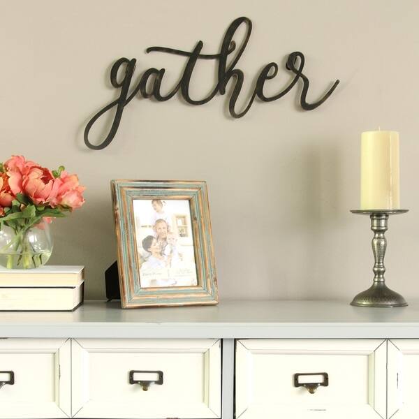 Shop The Gray Barn Jartop Black Gather Script Wall Decor On