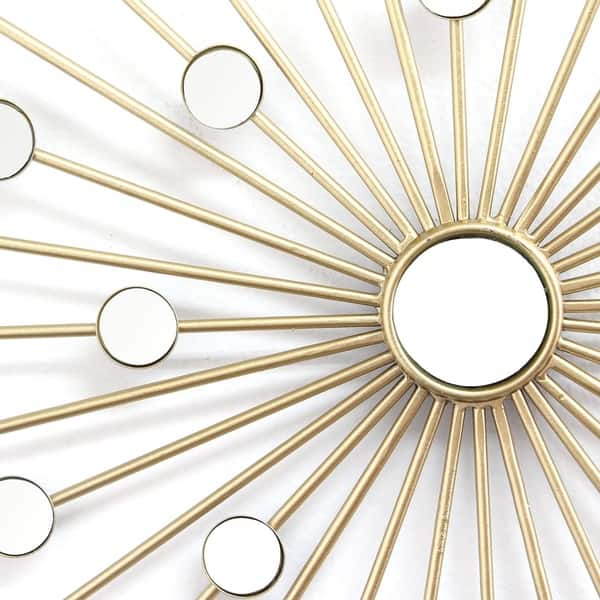 Stratton Home Decor Sparkle Mirror Burst Wall A N Sparkle Mirror Burst Wall Decor