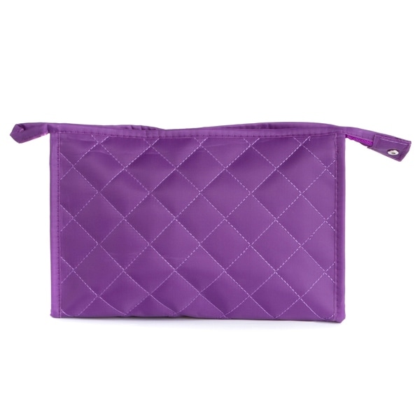 Leisureland Water Resistant Quilted Cosmetic Bag, Makeup Bag Clutch ...