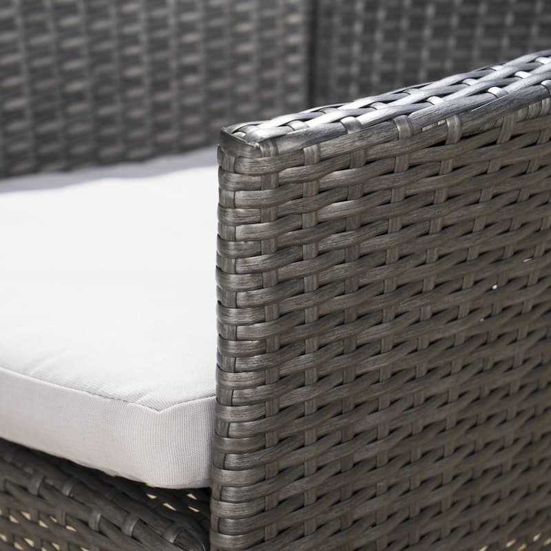 Owen Aluminum Wicker Outdoor 6-piece Dining Set by Christopher Knight Home