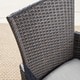 Owen Outdoor 6-piece Rectangle Aluminum Wicker Dining Set with Cushions by Christopher Knight Home - Thumbnail 13