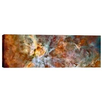 Epic Graffiti "Carina Nebula" Hubble Space Telescope Giclee Canvas Wall Art, 20" x 60"