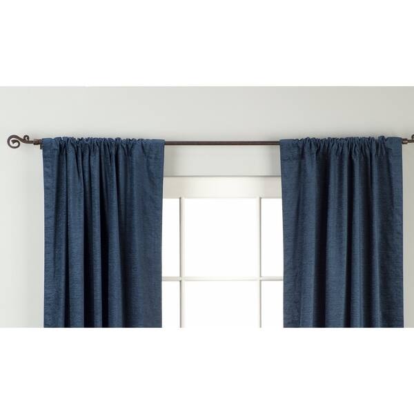 Shop Handmade Navy Blue Velvet Curtain 1 Piece India On Sale
