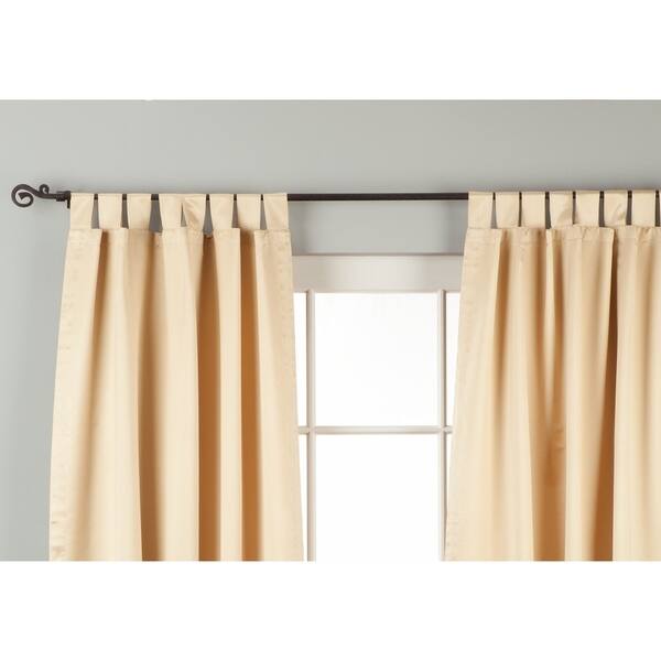 Shop Golden Tab Top 90 Blackout Curtain Drape Panel 50x84