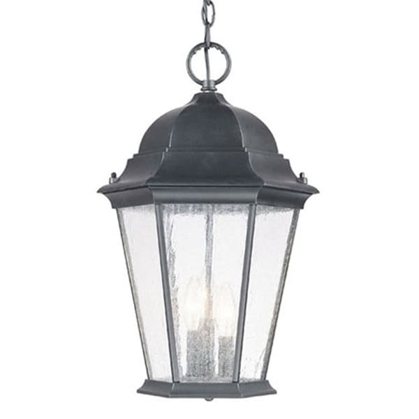 Acclaim Lighting Richmond Collection Hanging Lantern 3 Light Outdoor Acclaim Lighting Richmond Collection Hanging Lantern 3 Light Outdoor Matte Black Fixture