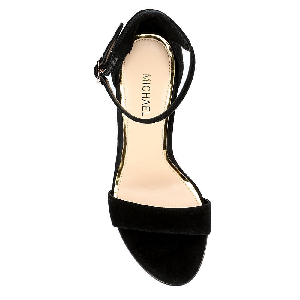 shannen black gladiator block heel sandals