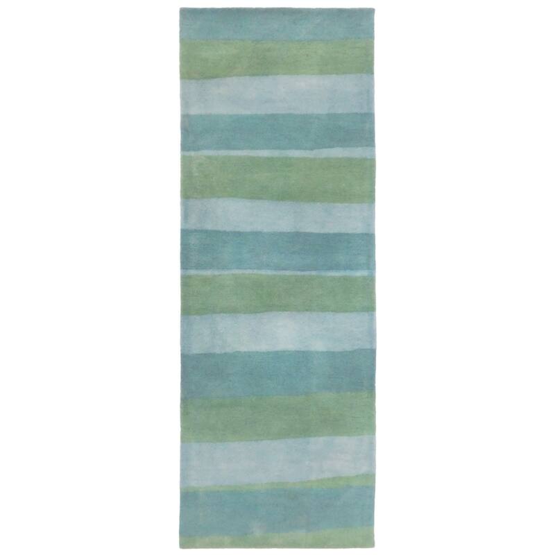 Liora Manne Piazza Stripes Indoor Rug Sea Breeze