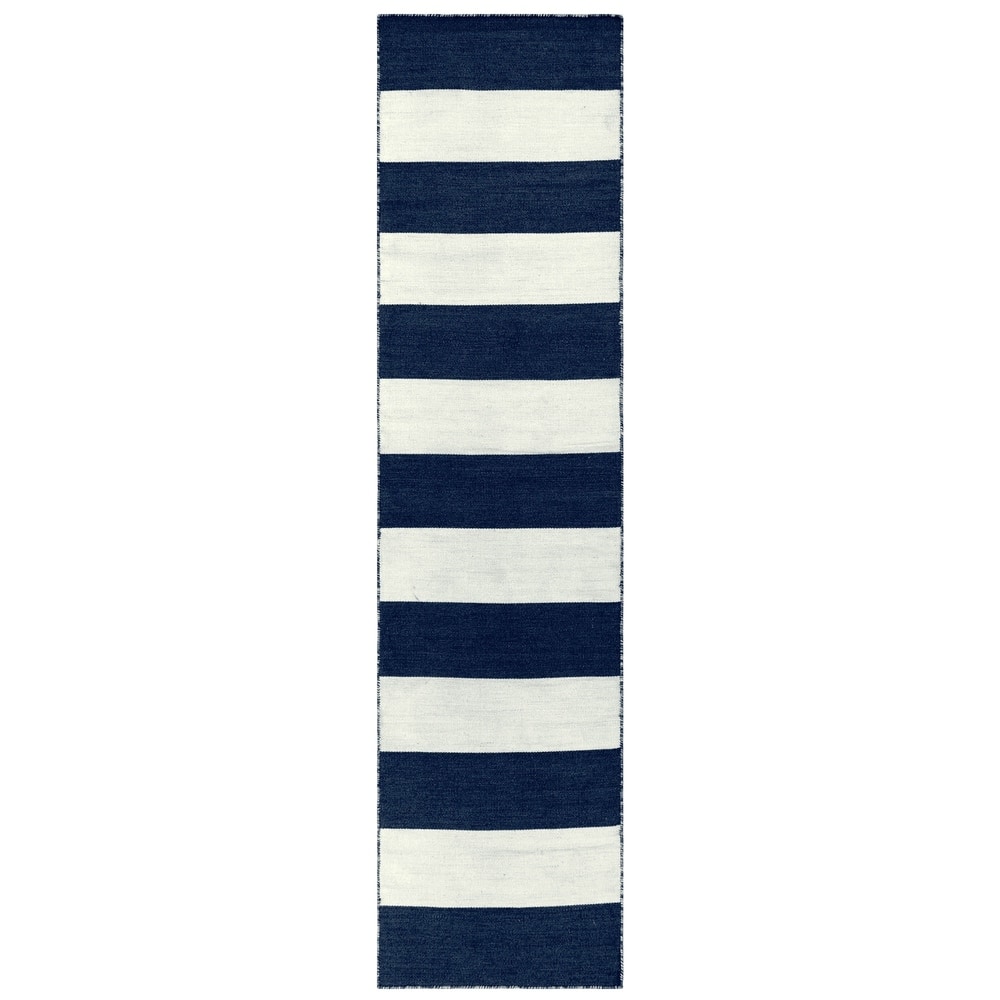 Liora Manne Sorrento Rugby Stripe Indoor/Outdoor Rug