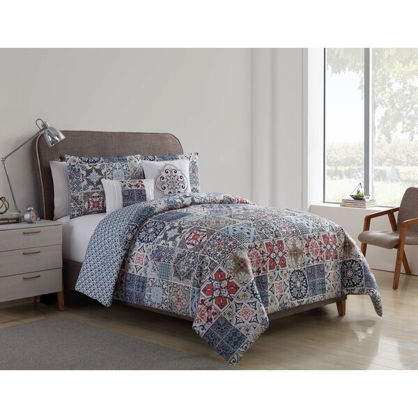 View Detail Twin XL Multi VCNY Home Azure 4 Piece Comforter Set ... Interior Project