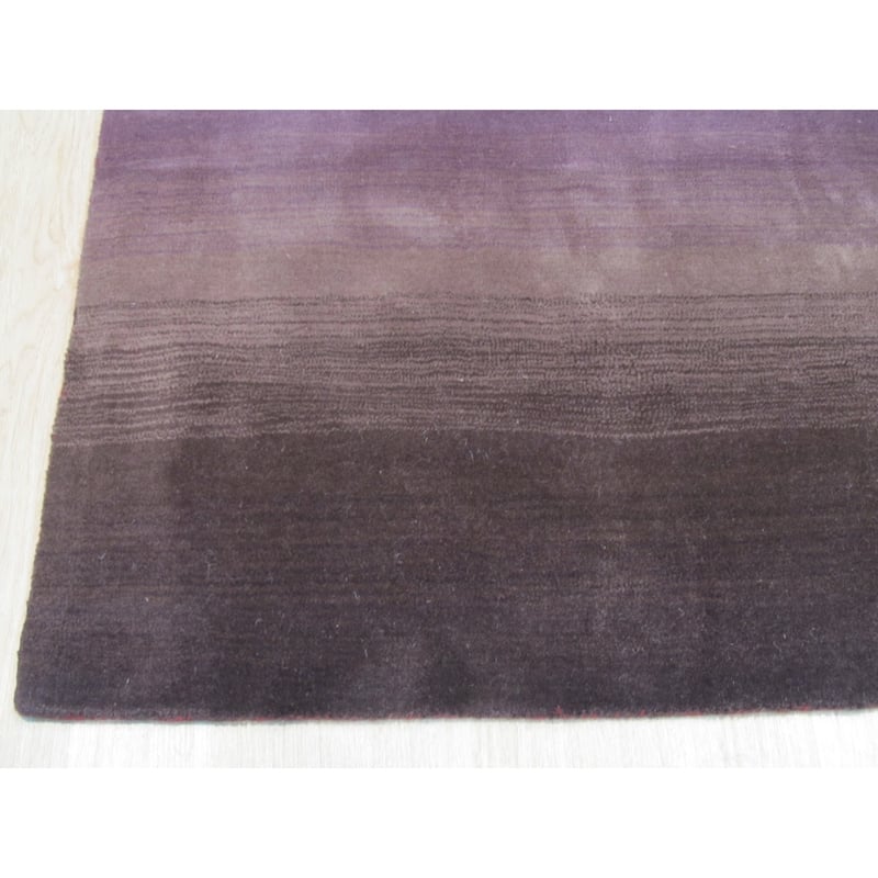 Red Contemporary Stripe Horizon Area Rug, Stylish Modern Rug for Living Room, Bedroom, Office, Home Décor