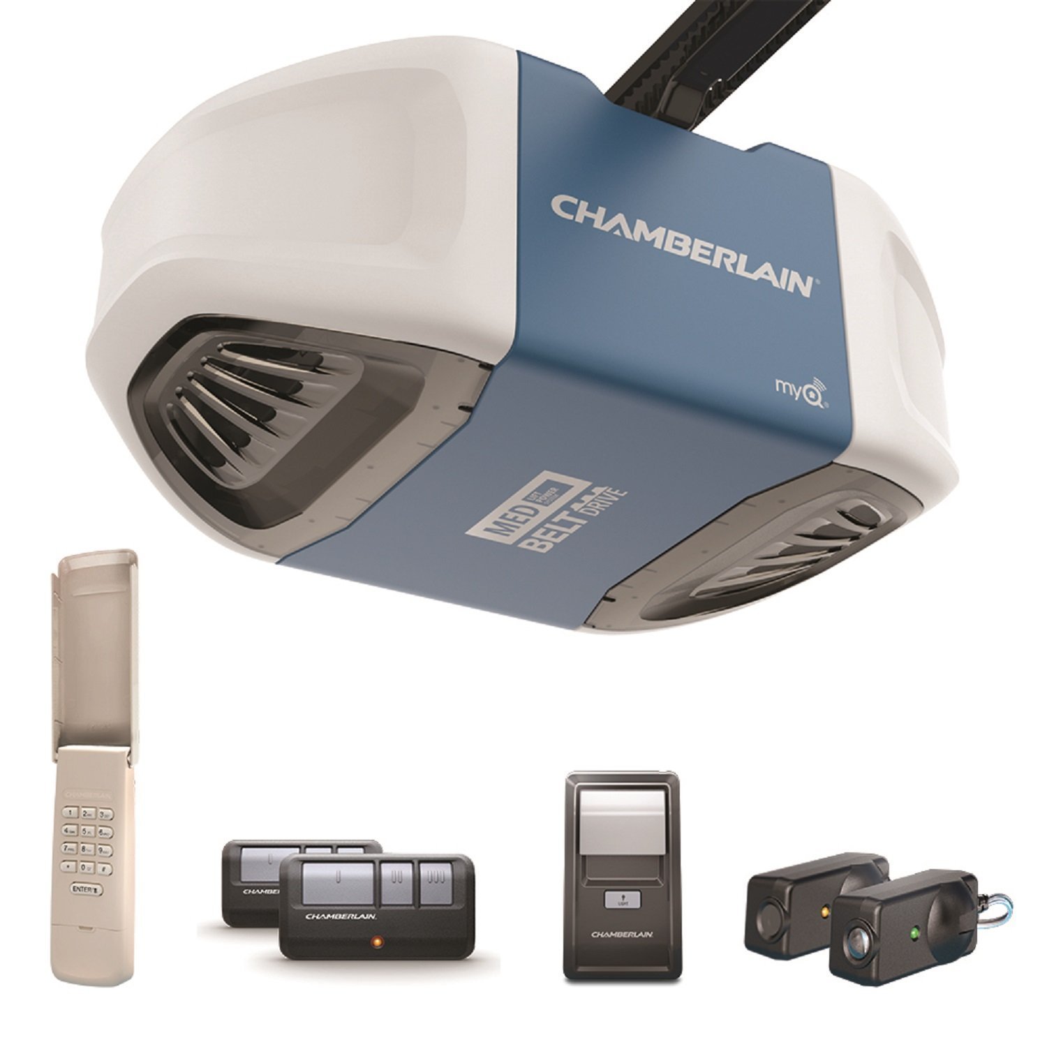 Shop Chamberlain B510 1 2 Horsepower Ac Belt Drive Garage Door