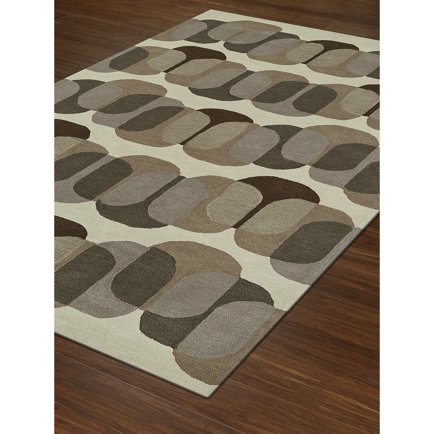 Addison Taylor Brown Mocha Modern Geometric Area Rug On Addison Taylor Brown Mocha Modern