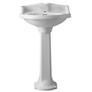 slide 2 of 2, Whitehaus Collection Isabella Pedestal sink