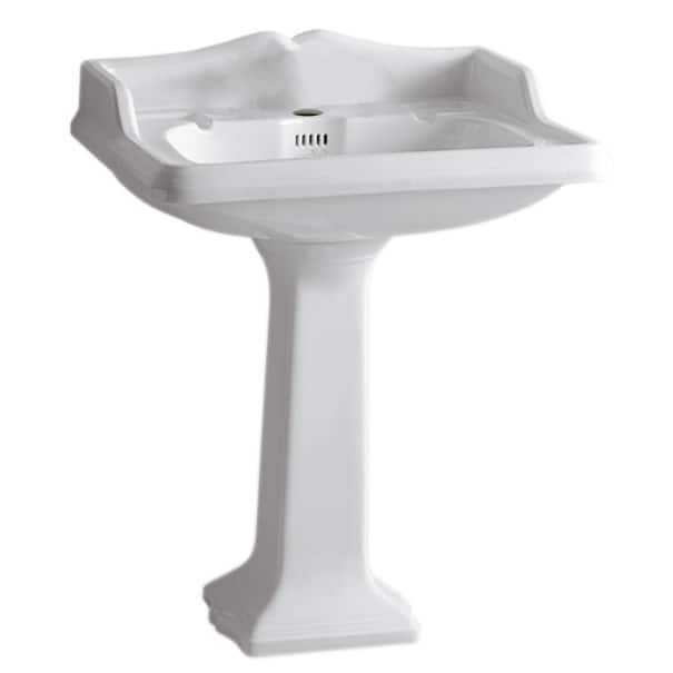 Whitehaus Collection Isabella Pedestal sink - Single hole