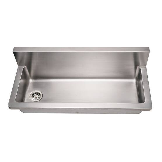 Whitehaus Collection Noah's Utility Sink - Silver