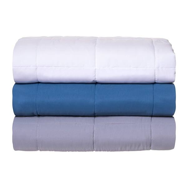 Shop Brookstone Temperature Regulating Outlast Microfiber Blanket