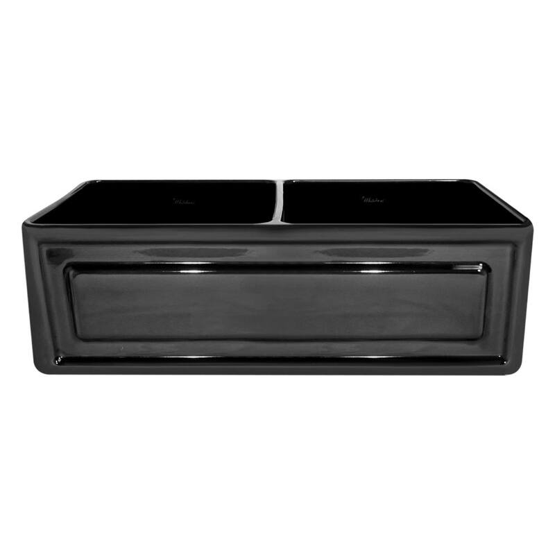 Whitehaus Collection Fireclay Double Bowl Sink