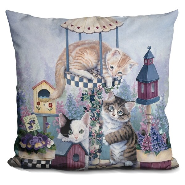 decorative cat throw pillows