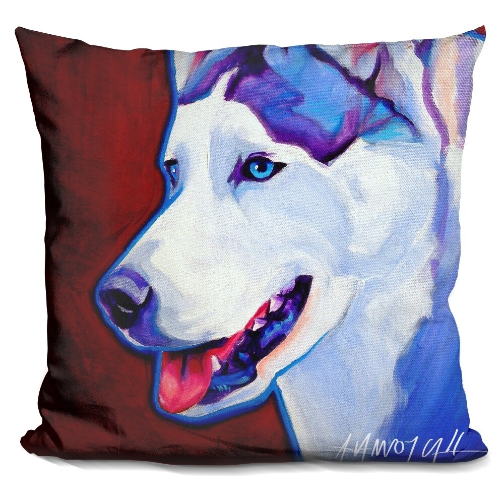 siberian husky pillow