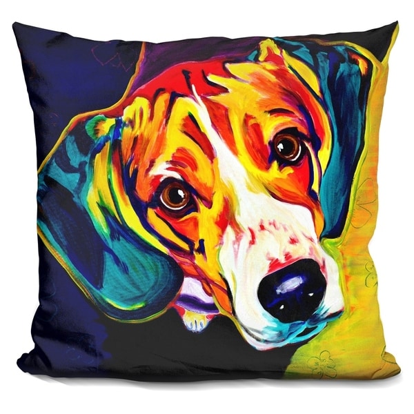 beagle decorative pillow