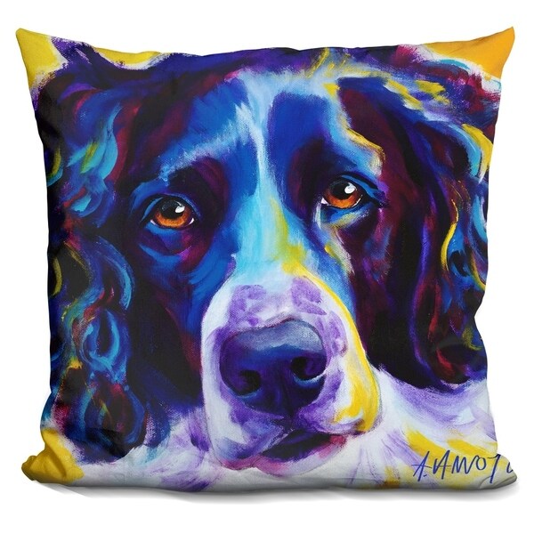 Lilipi English Springer Spaniel Emma Decorative Accent Throw Pillow