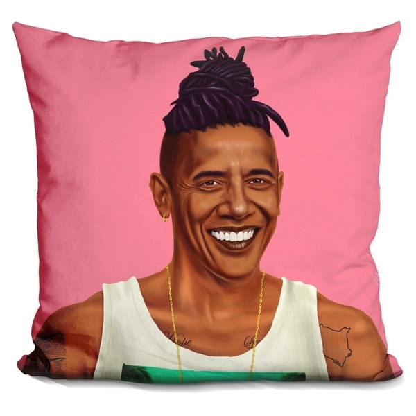 Lilipi Obama Decorative Accent Throw Pillow
