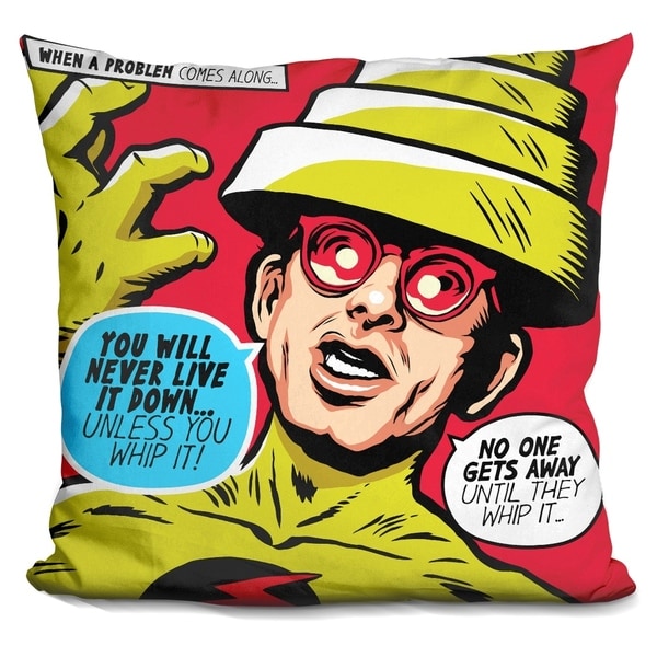 Lilipi Post-Punk Reverse Decorative Accent Throw Pillow