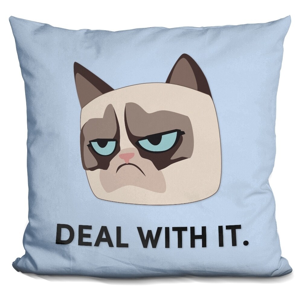 Grumpy Cat Decorative Accent Decorative Accent Throw Pillow
