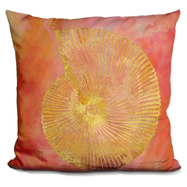 Lilipi Seashell Ii Decorative Accent Throw Pillow