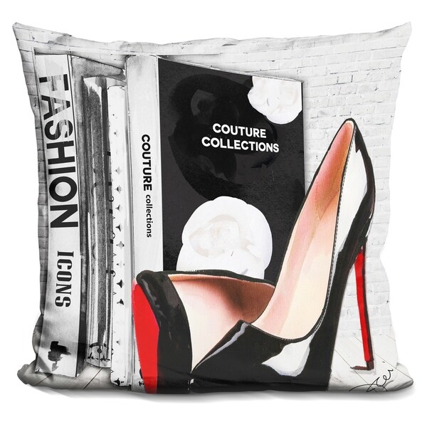 Lilipi Fashion Icons 2 Decorative Accent Throw Pillow