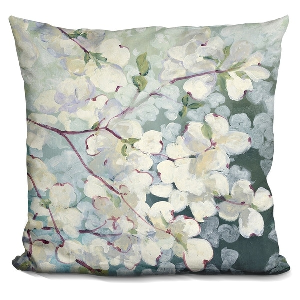Lilipi Magnolia Delight Decorative Accent Throw Pillow