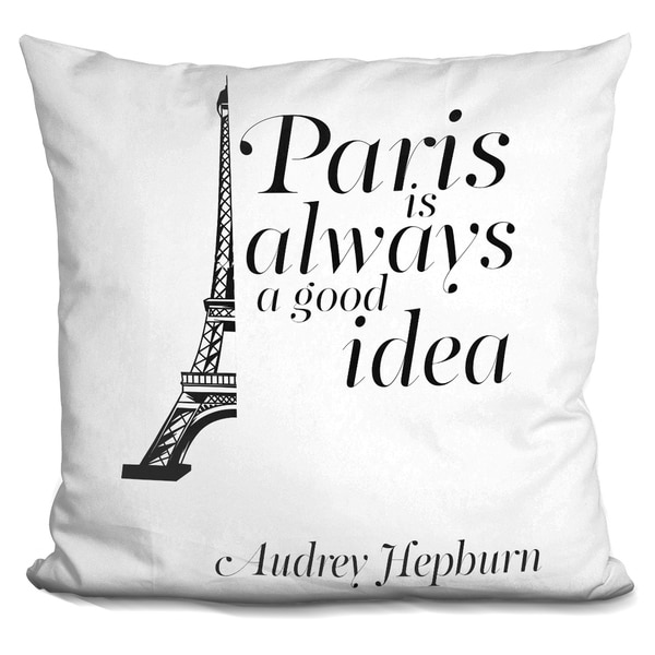 Lilipi Paris Decorative Accent Throw Pillow