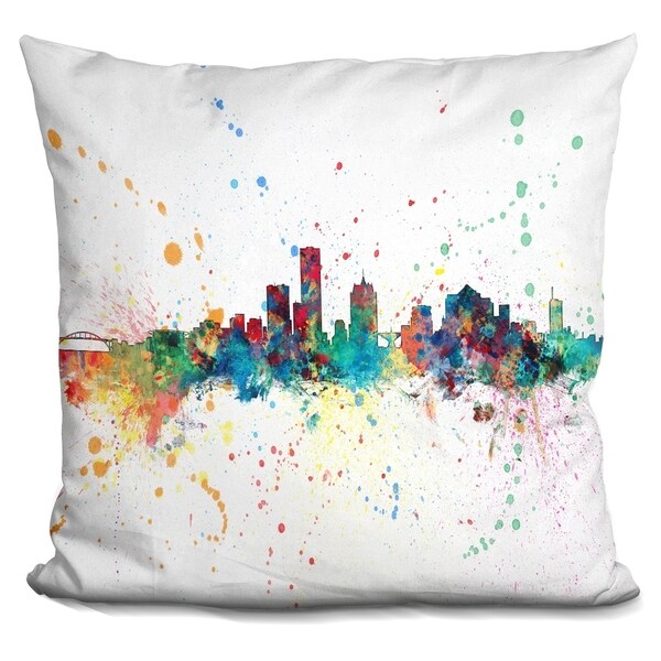 Lilipi Milwaukee Wisconsin 1972 - Decorative Accent Throw Pillow