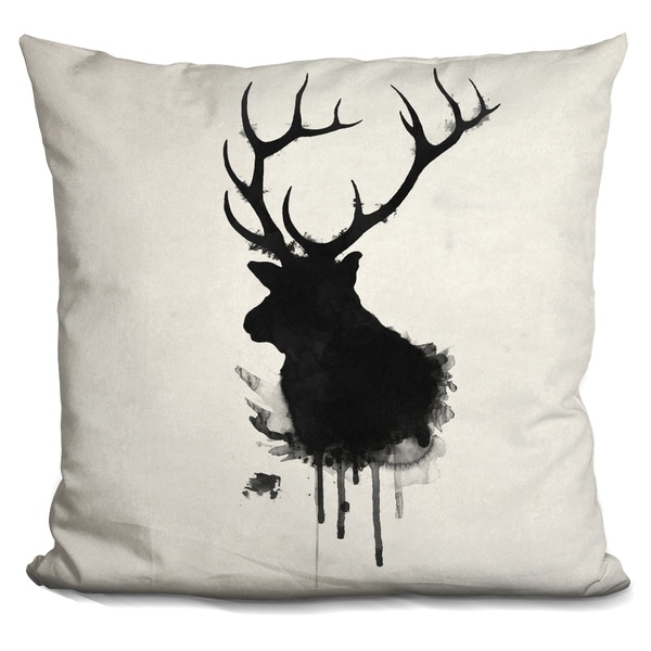 Lilipi Elk Decorative Accent Throw Pillow