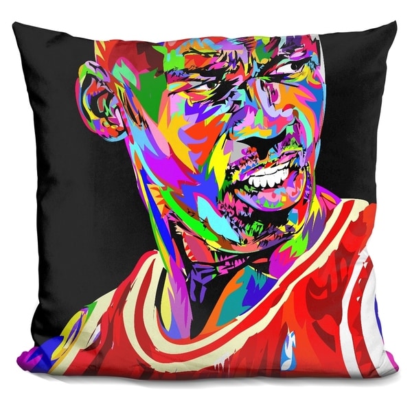 Lilipi Jordan Portrait Drome Decorative Accent Throw Pillow