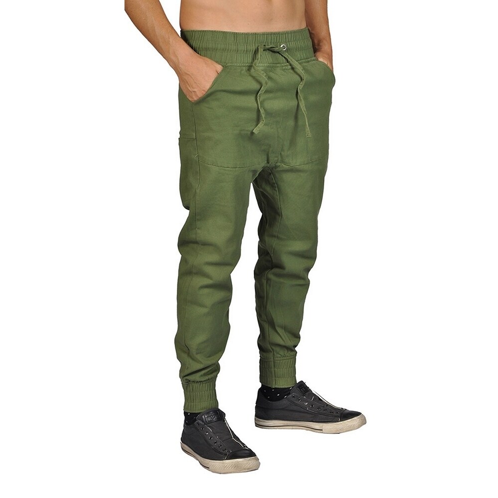 mens joggers without cuffs