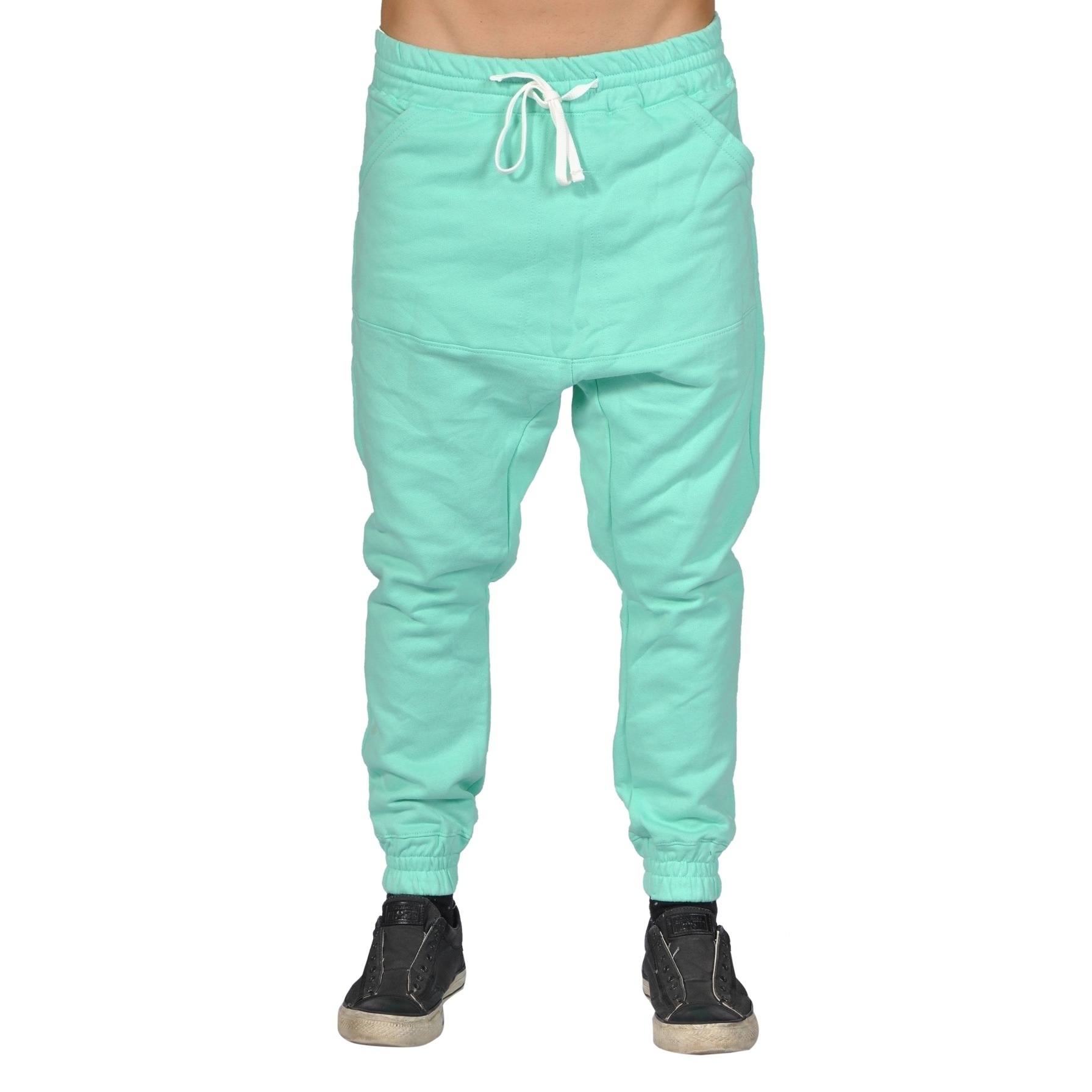 turquoise joggers