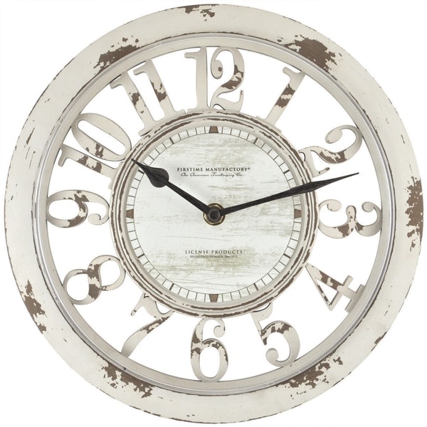 FirsTime® Antique Contour Wall Clock
