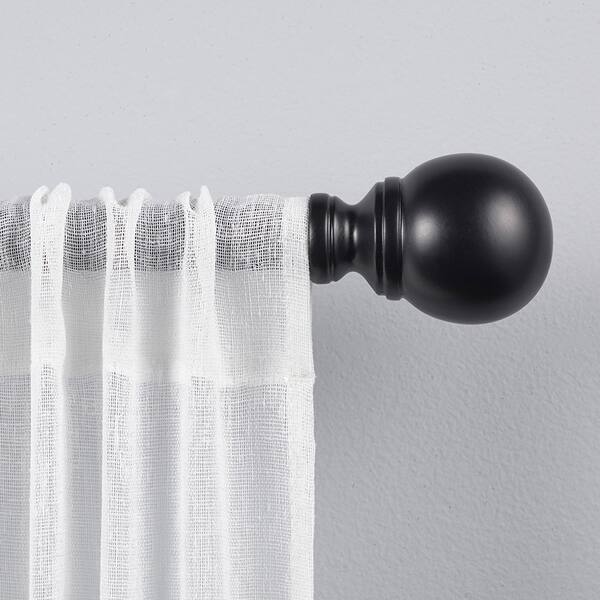 Shop The Curated Nomad Duane Orb 1 Inch Curtain Rod And Finial Set