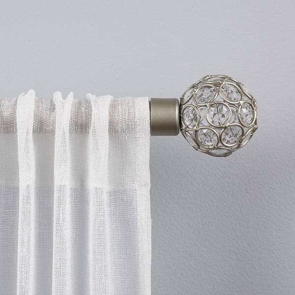Shop Ati Home Rings 1 Curtain Rod And Finial Set On Sale Free