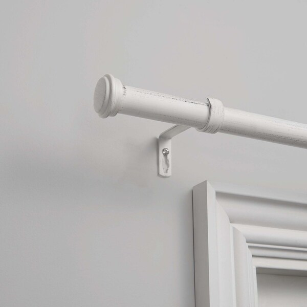 White Wrought Iron Curtain Rods Hardware Online At White Wrought Iron Curtain Rods