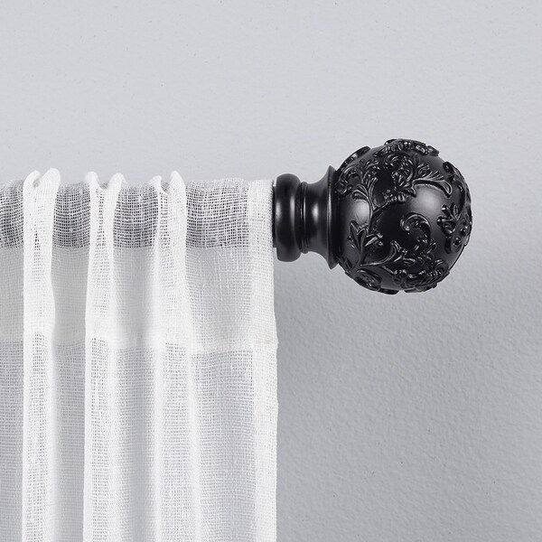 ATI Home Vine 1" Curtain Rod and Finial Set