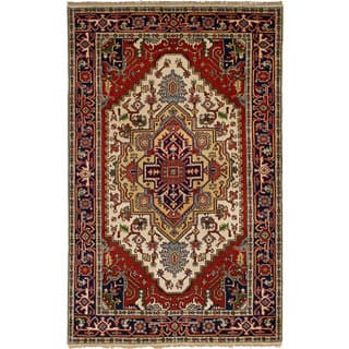 5 X 8 Unique One Of A Kind Area Rugs Online At Ecarpetgallery Hand Knotted Serapi Heritage Red Wool Rug 5 1 X 8