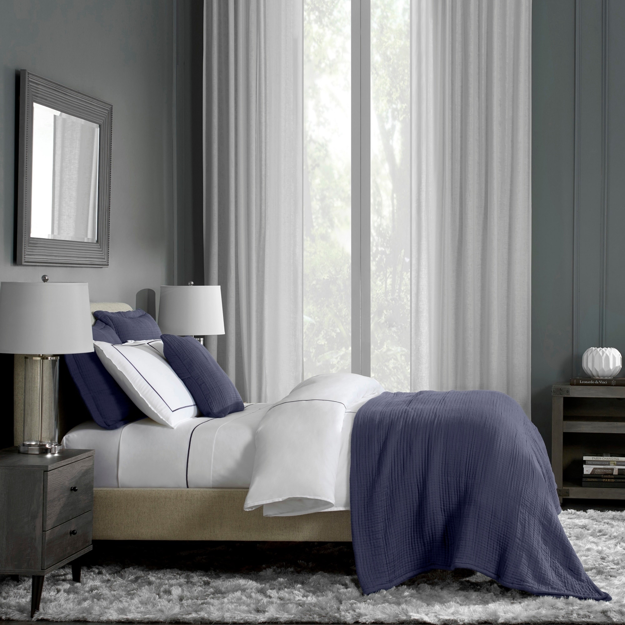 Flatiron Hotel Satin Stitch Duvet Cover Ebay