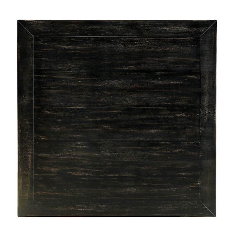 Pave Transitional Black Wood 5-Piece Counter Height Dining Set by Furniture of America